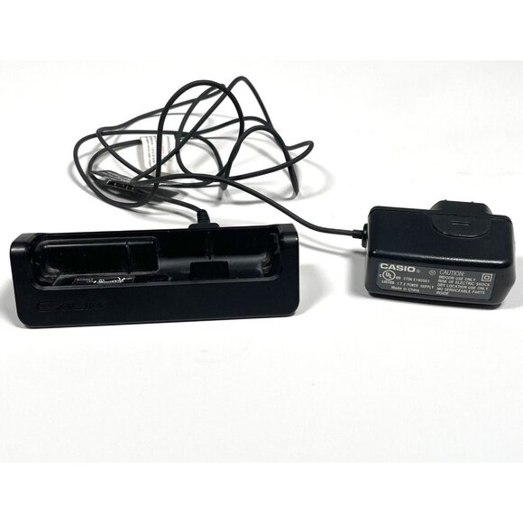 Genuine OEM CASIO Black AC Power Adapter CNR711 Desktop CHARGING CRADLE DTC7218 - Picture 1 of 4